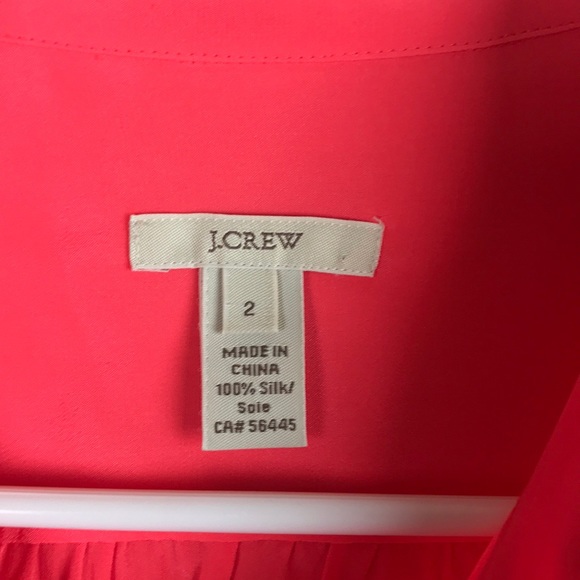 J Crew Blythe blouse shirt in silk - Picture 3 of 5